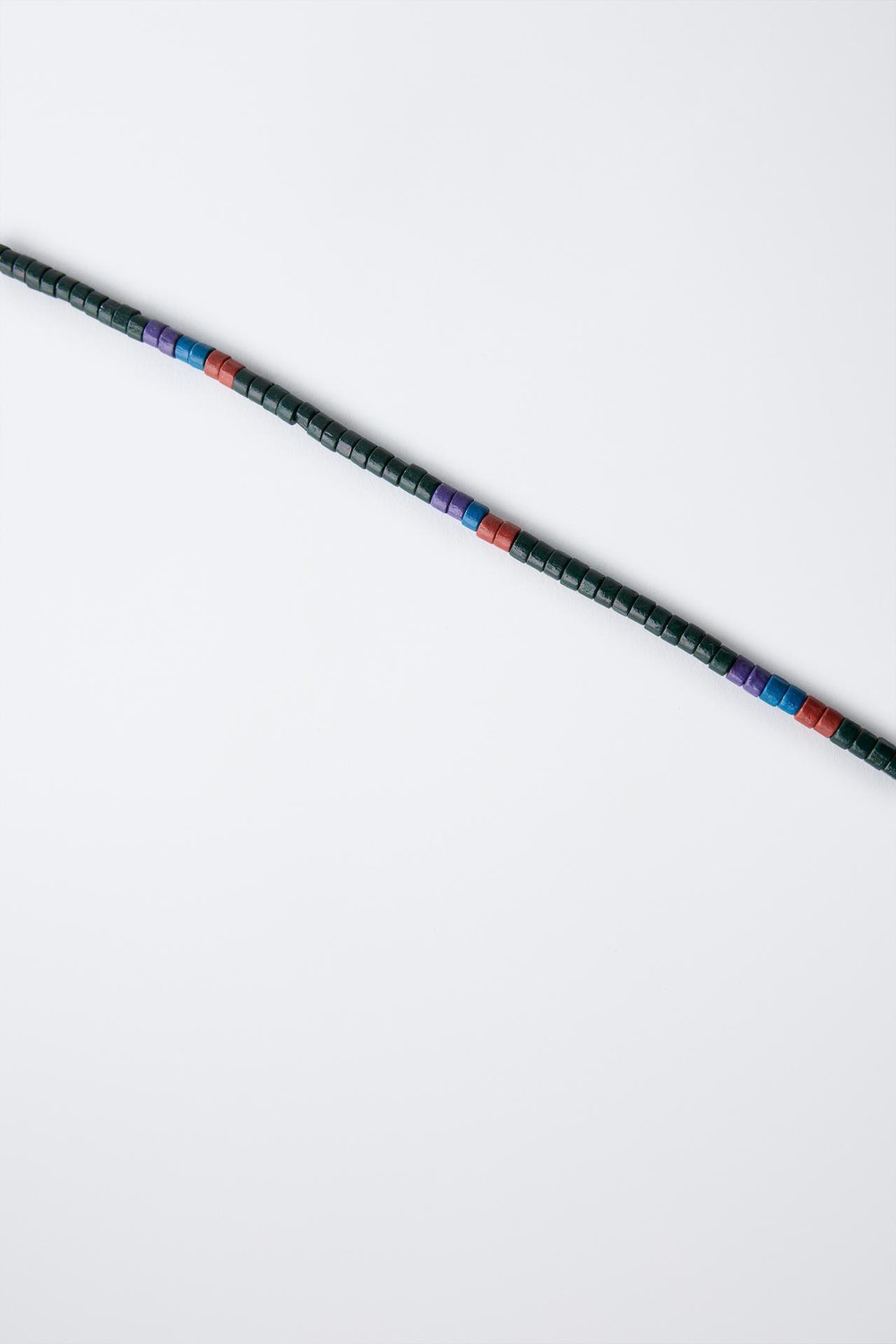 ZARA НАБОР ИЗ ДВУХ ОЖЕРЕЛИЙ С БУСИНАМИ, ЗЕЛЕНЫЙ