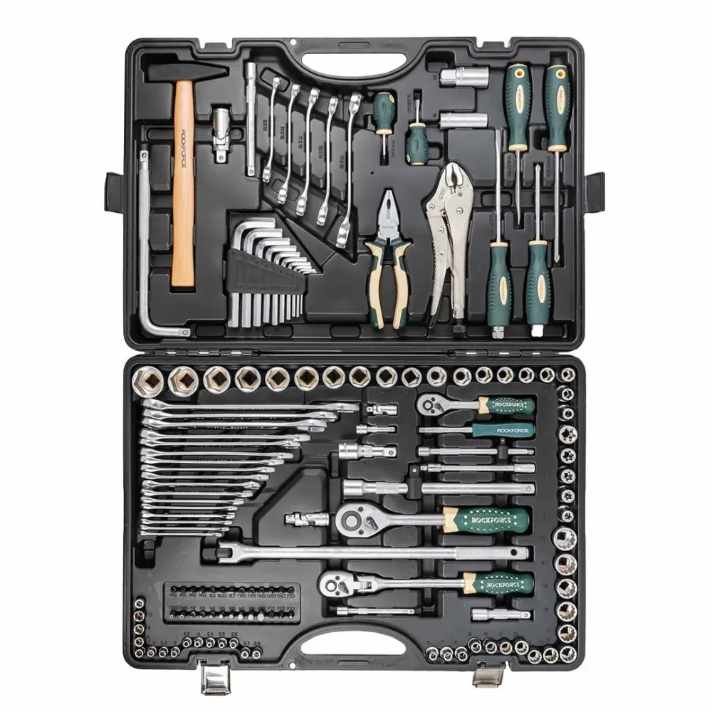 Набор инструментов 142 пр.1/4''3/8''1/2''(6-гр.)(4-32мм) RockForce##Rock FORCE RF-41421-5