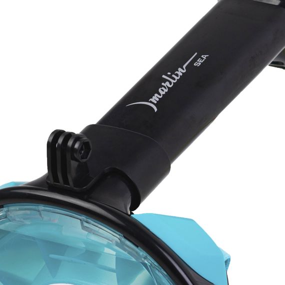 Полнолицевая маска Marlin Sea черный/голубой