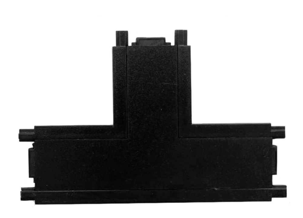 CLARUS Коннектор Т образный 48V для магнитного ультратонкого шинопровода, черный, 100 шт