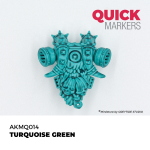 Акриловый маркер AK Interactive Quick Marker Turquoise Green