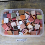 Цветная колотая смальта в ярких цветах, советская