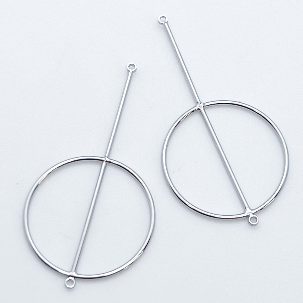 Коннектор, цвет серебро, размер 48*25 мм, цена за 1 шт