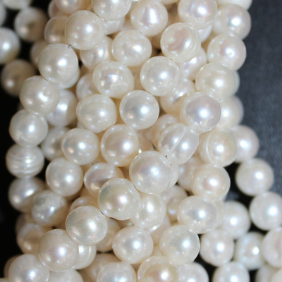 Жемчуг АВ качество бусины 6мм