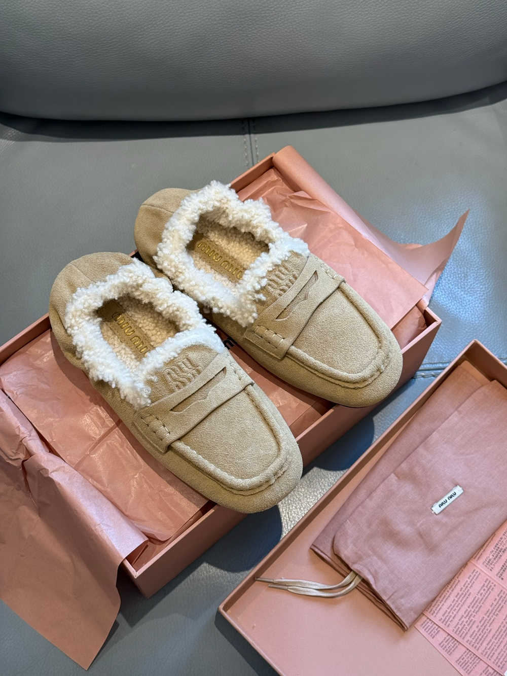 Miu Miu Suede Loafers (3 colors)