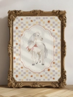 Постер для детской 30х40 см ретро