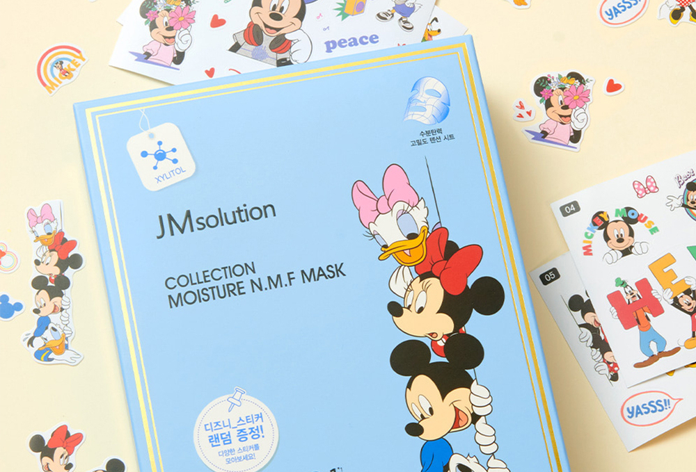 JMSOLUTION Увлажняющая тканевая маска в новом дизайне С АКВАСИЛОМ И ПЕПТИДАМИ Collection Moisture Nmf Mask (30 мл)