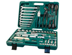 S04H52477S Набор инструмента универсальный 1/4", 1/2"DR, 77 предметов