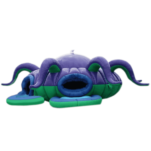 Коммерческий надувной батут "Морской жук" 8*8*3 м