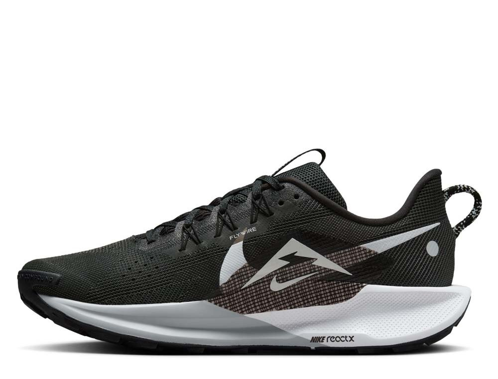 Кроссовки для бега мужские Nike ReactX Pegasus Trail 5 M Черно-Белый
