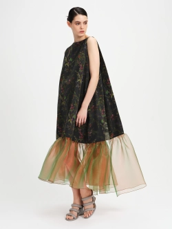 Платье с воланами OLA OLA