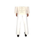 YEEZY VULTURES Album Peripheral Series Белые Мужские Повседневные Брюки