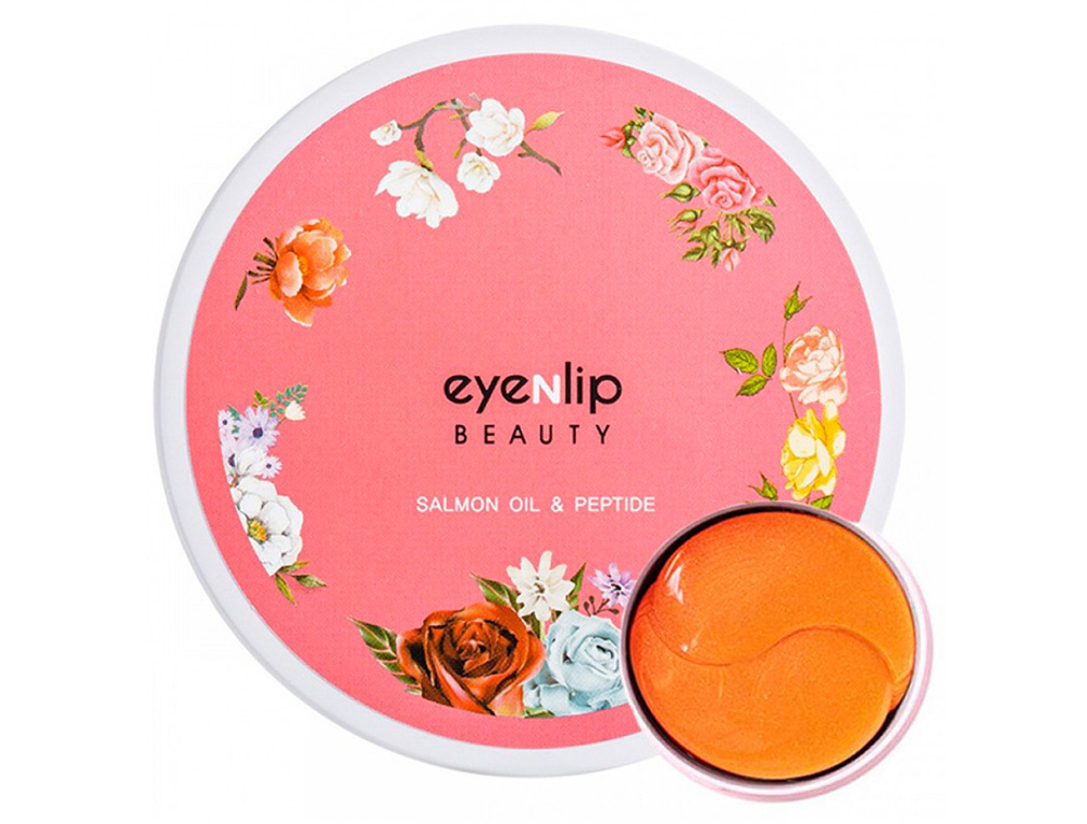 Гидрогелевые патчи век с пептидами и лососевым маслом Eyenlip Salmon Oil Nutrition Patch, 60 шт.