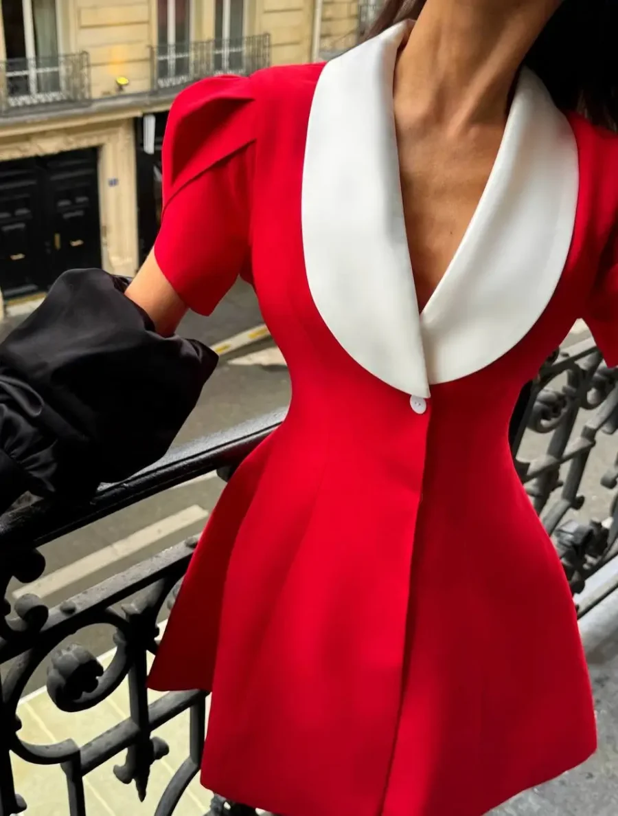 Платье Жакет Вам и не снилось, Красный