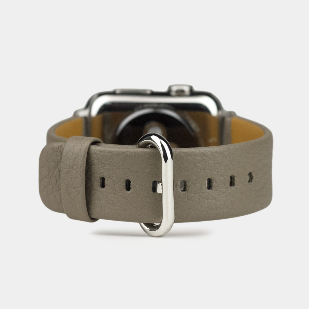 Ремешок кожаный для Apple Watch 42/44mm Classic бежевого цвета