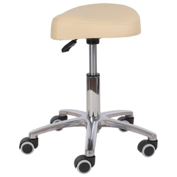Стул Седло СЕДДО, средний газлифт, металл 48см беж