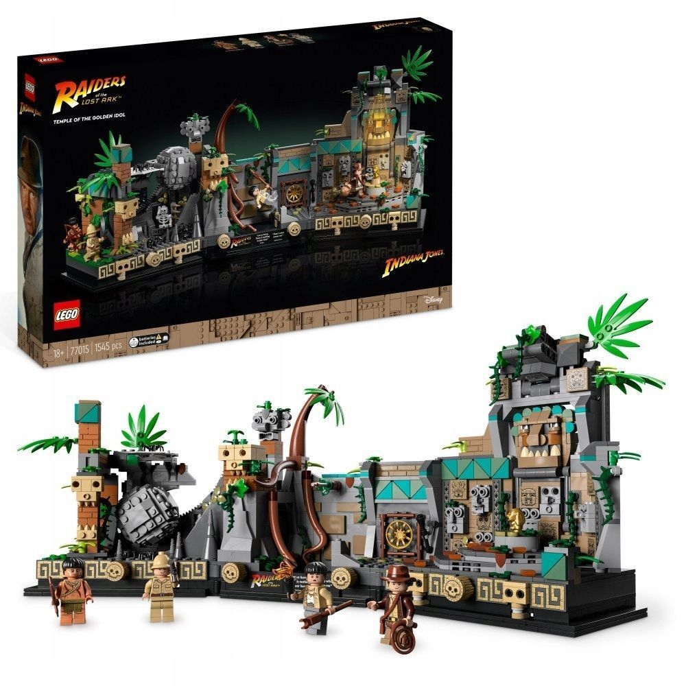 Конструктор LEGO Indiana Jones Храм Золотого Идола 77015 купить в Москве |  Доставка по России.