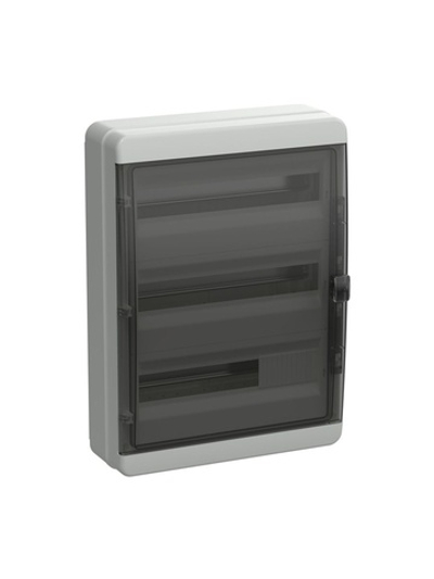 Корпус КМПн-54 TEKFOR IP65 черн. прозр. дверь пластик. IEK TF5-KP72-N-54-65-K03-K02