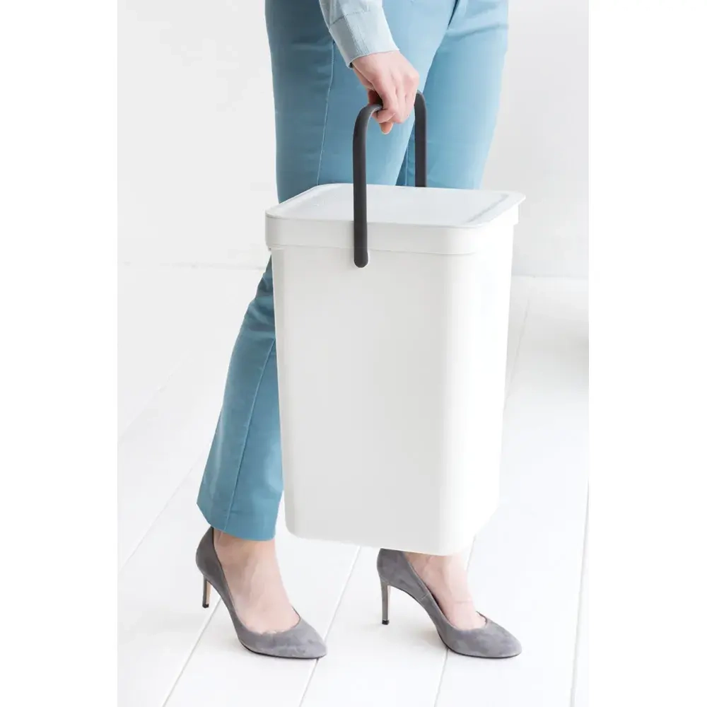 Brabantia Контейнер для мусора Sort & Go 16л белый