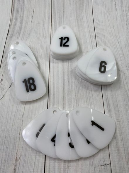 Номерки для ключей 40х56 (Комплект)