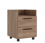 Тумба подкатная 2 ящика ASTI (АСТИ), древесный