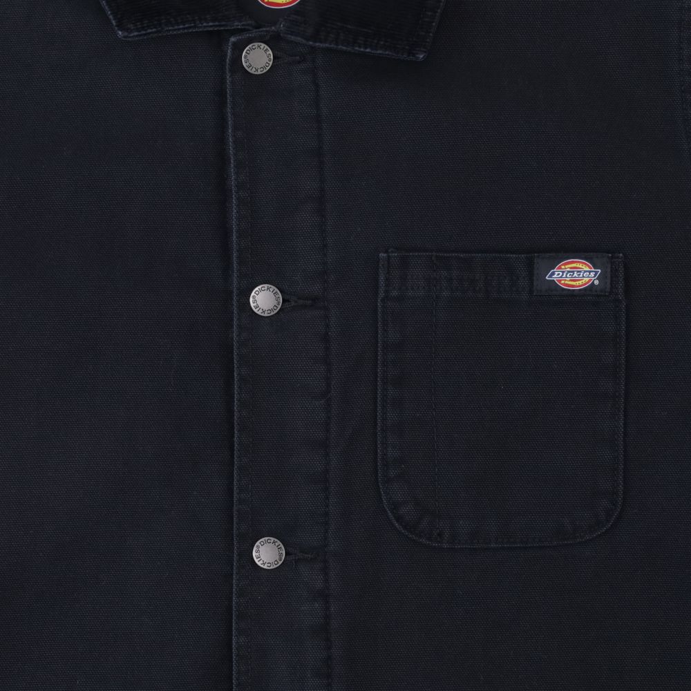 Куртка Dickies Stonewashed Duck Lined Chore Coat (stonewashed black)