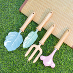 Набор садовых инструментов 4шт (рыхлитель, лопатка 2шт, вилка) "Inbloom"