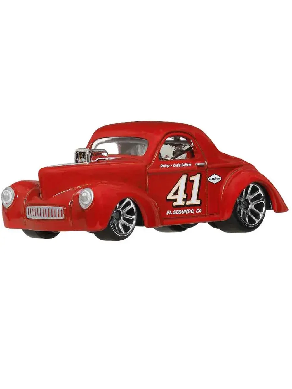 Машинка Хот Вилс Silver Series 1941 Willys HRT81 JBY83