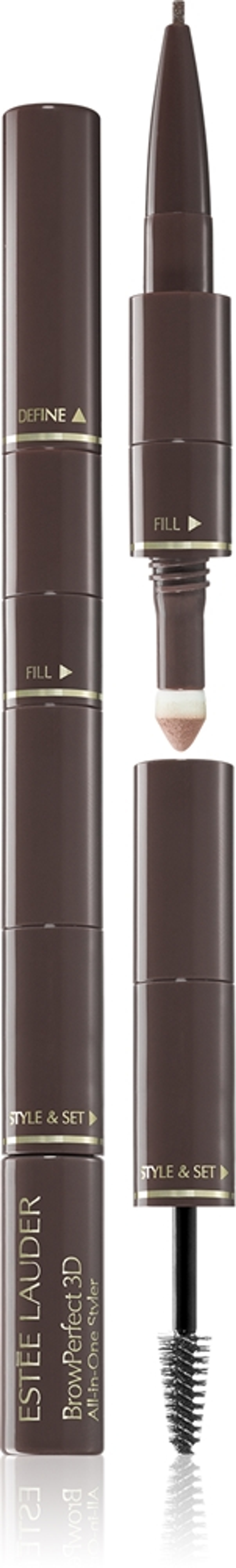 Estee Lauder BrowPerfect 3D All-in-One Styler - Карандаши для бровей 3 в 1 оттенок Brunette, 2 g