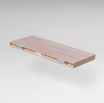 Настенная полка Фора 1.60, 60*25*3,7 см, дуб беленый