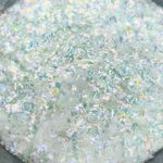 Хлопья белый хамелеон MixSomi-18 для дизайна ногтей, маникюра, бодиарта, макияжа...