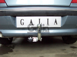 Фаркоп оцинкованный Galia P027A для Peugeot 406 седан 1995-2004(паспорт и сертификат в комплекте)(без электрики)