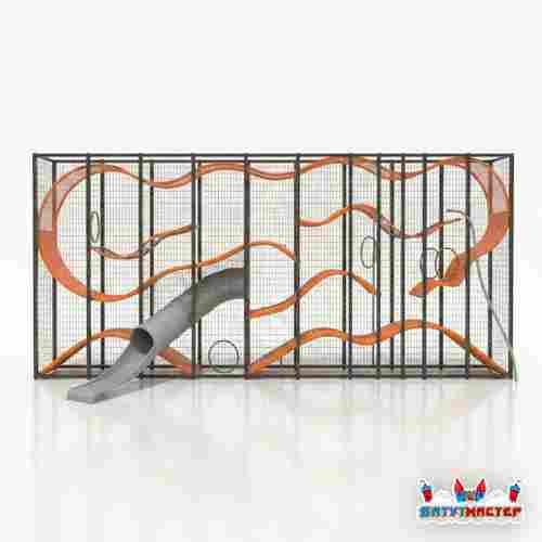 Плоский игровой лабиринт «Джунгли-Парк», 12×3,5×5 м