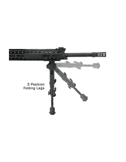 Сошки Leapers UTG 360° для установки на оружие на шину M-Lock высота от 18 до 23 см (TL-BPM01)