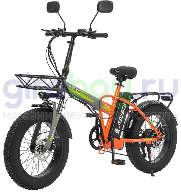 Электровелосипед Jetson F20 BIZON (48V/13Ah) - Серо-оранжевый фото №1