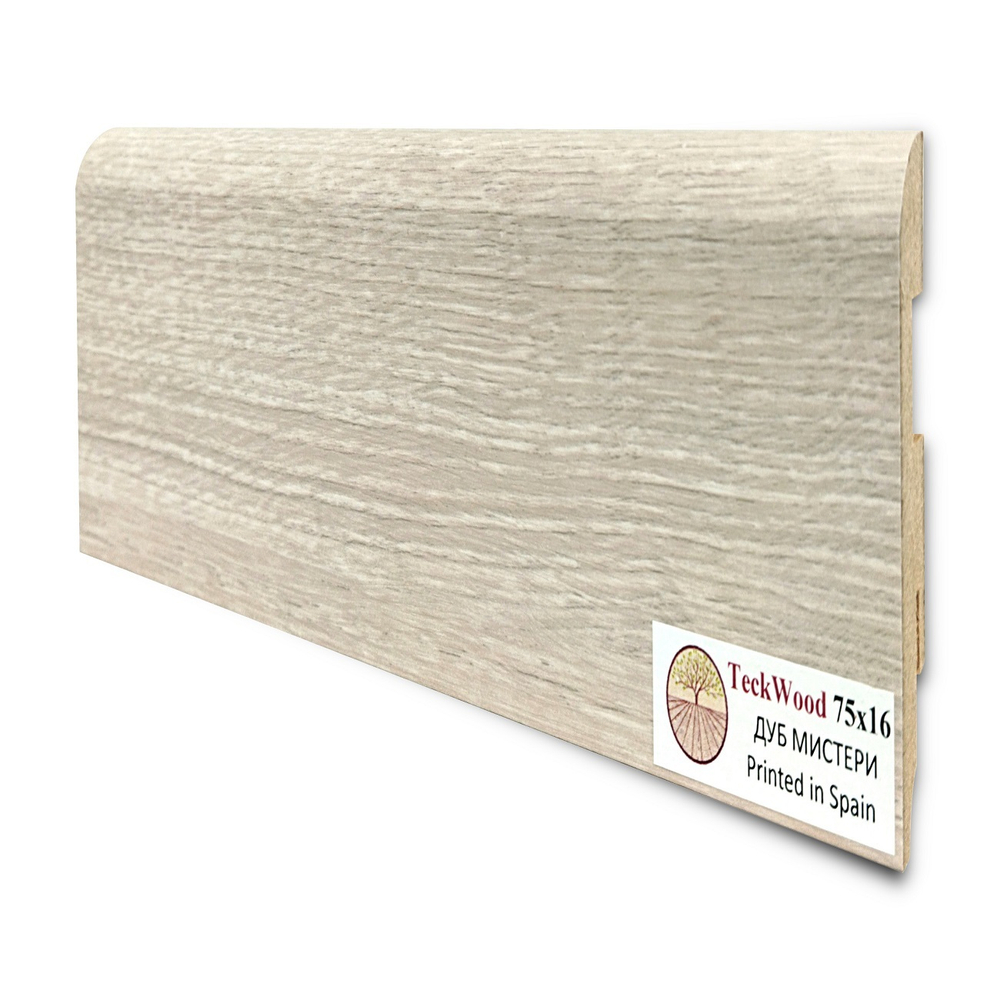 Плинтус напольный Teckwood Дуб Мистери 75х16