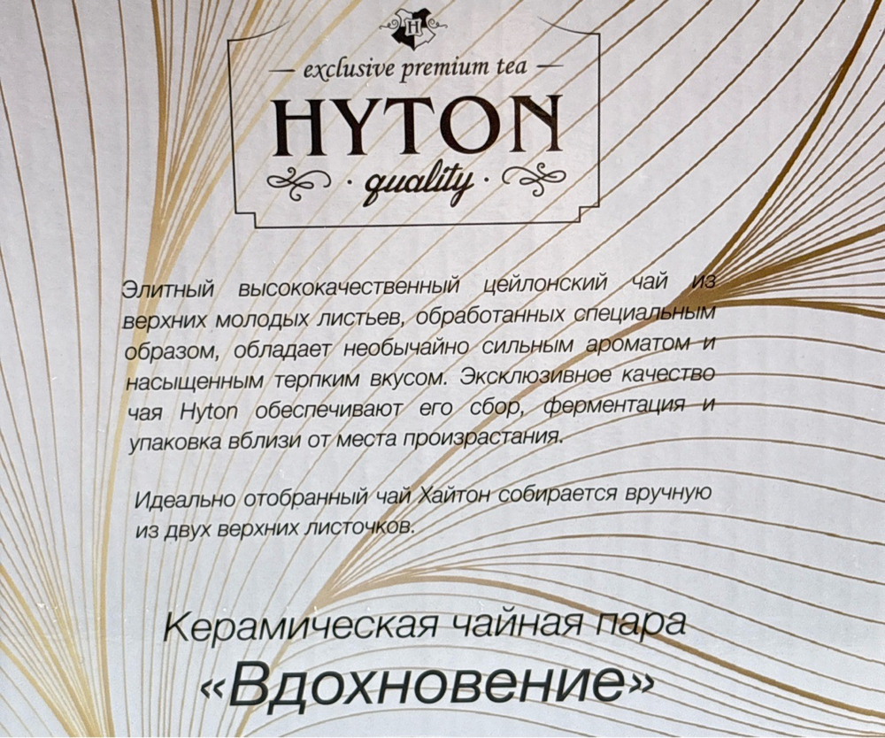 ЧАЙ ХАЙТОН КРУЖКА ВДОХНОВЕНИЕ 50Г/24