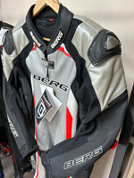 Мотокомбинезон цельный кожаный Berg Speed Red-White 52