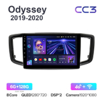 Teyes CC3 10,2"для Honda Odyssey 2019-2020