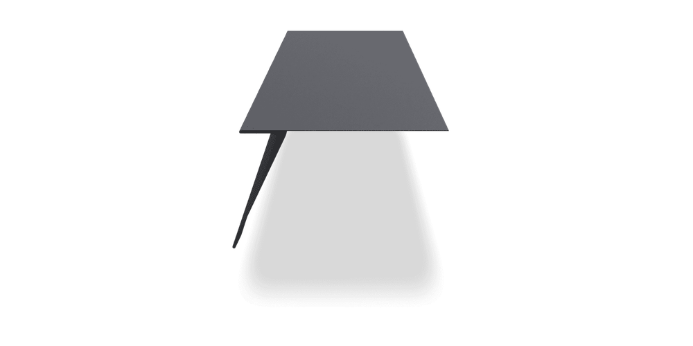 Планка карнизная фальц 130х80х2000 Satin Matt