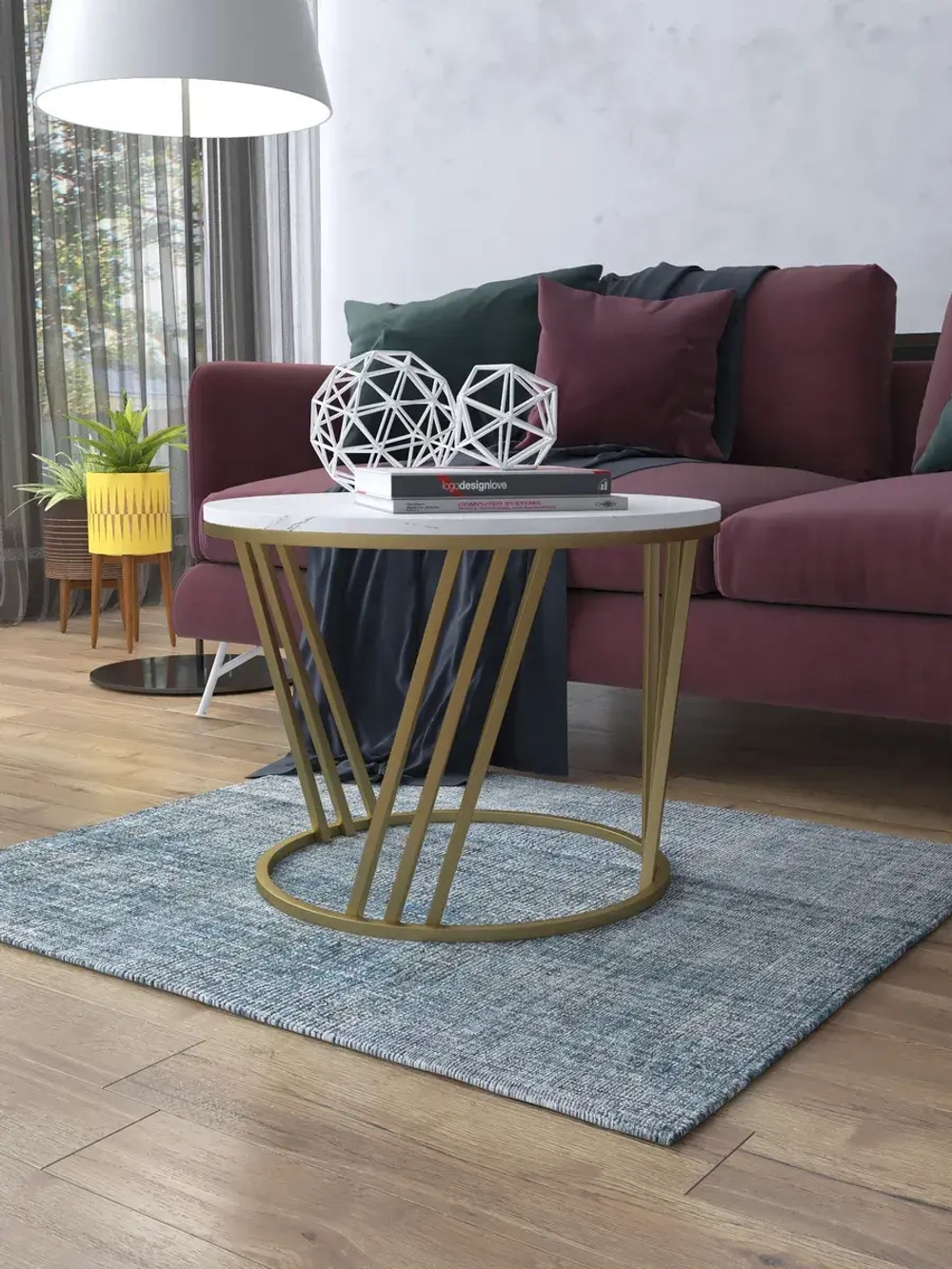 Журнальный стол Адидас - ЗСБГ - МДФ в ПВХ