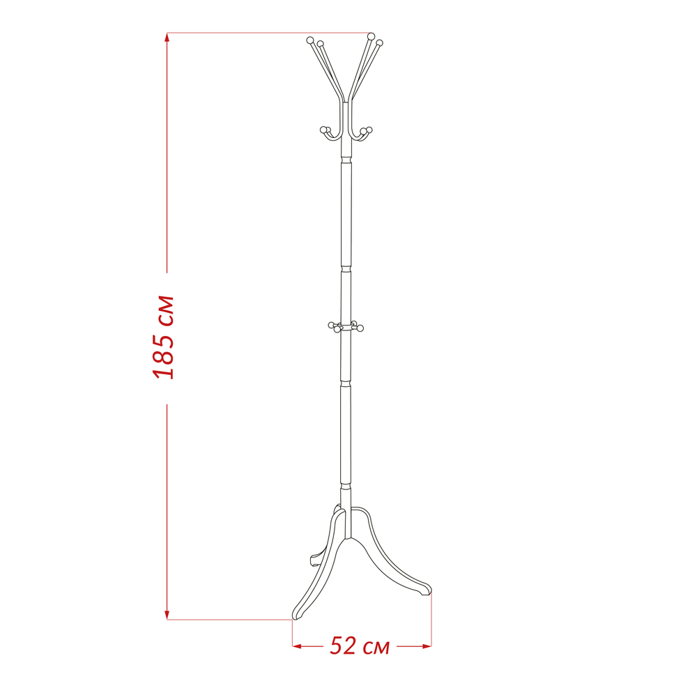 Вешалка напольная Leset Галант-2