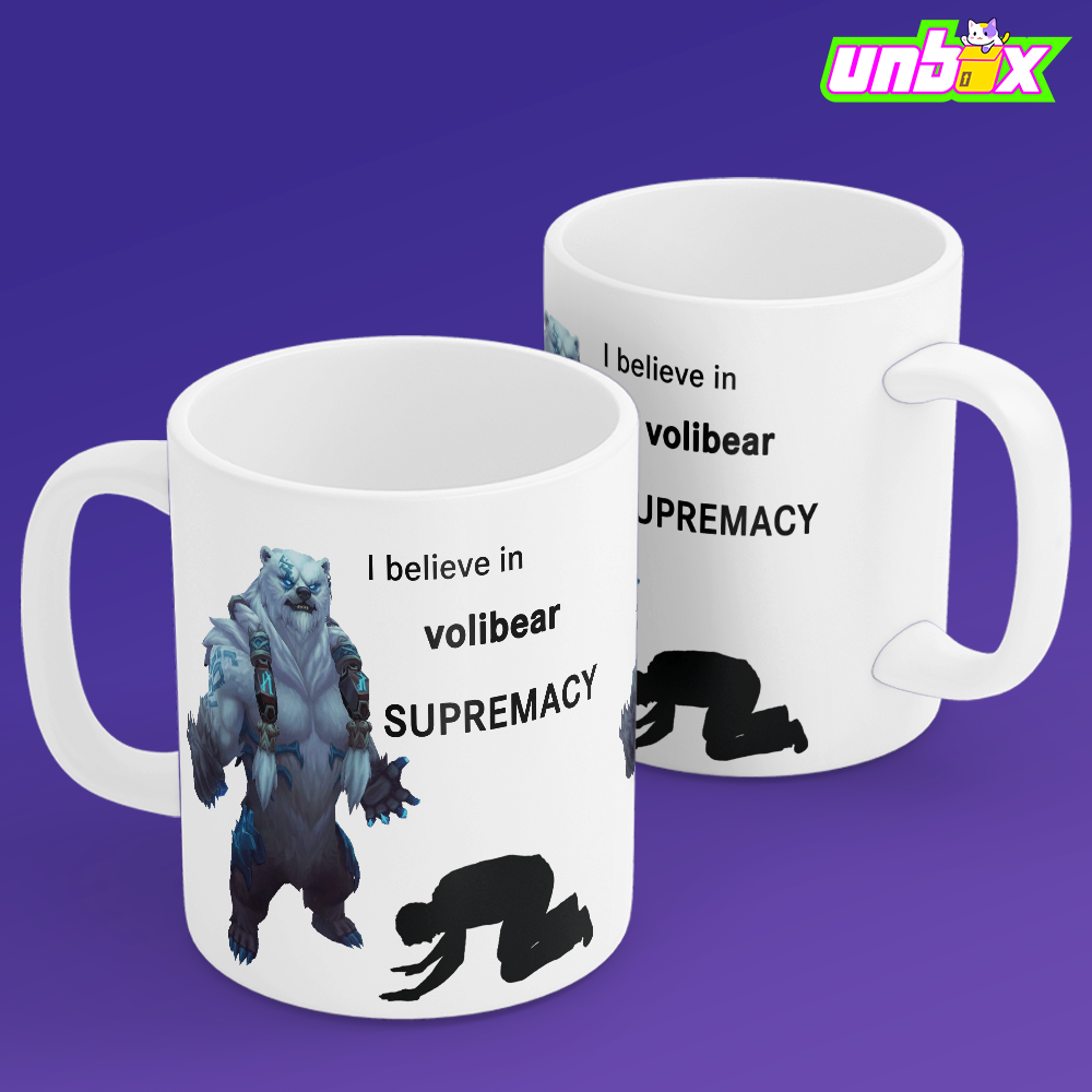 Кружка Volibear supremacy Волибир League Of Legends