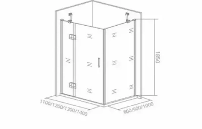 Душевой уголок Bas Saturn WTW 120*100*185 R