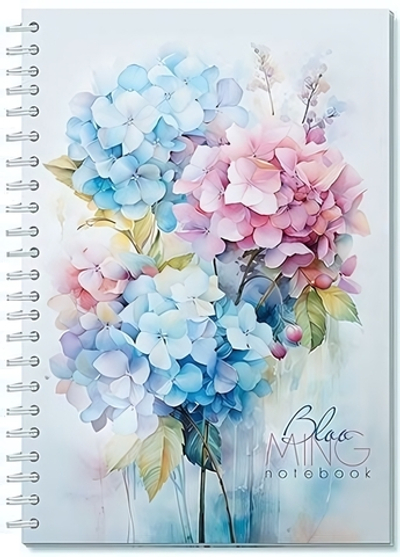 Записная книжка А5 60л. клетка "Нежный букет" (Апплика)