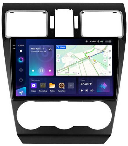 Магнитола для Subaru Forester 2015-2018, XV - Teyes CC3-2K QLed Android 10, ТОП процессор, SIM-слот, CarPlay