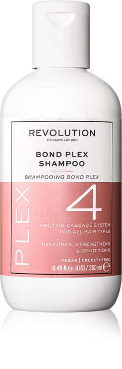 Revolution Haircare Plex No.4 Bond Shampoo - интенсивно питательный шампунь для сухих и поврежденных волос /   250  ml  / GTIN 5057566454940