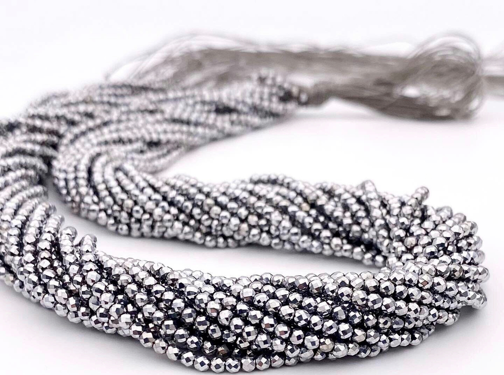 3130 Цирконий (имит.) серебристый 2,1мм 37см