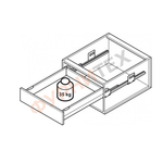 Выдвижной ящик, Häfele Matrix Box S 35,16х84х450мм цвет белый