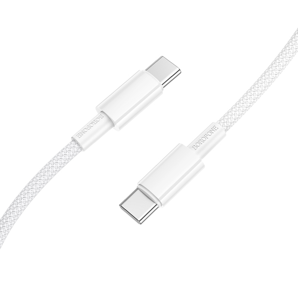 Кабель TypeC - TypeC BOROFONE BX117 60W (белый) 1м
